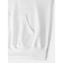 Mens Smile Face Graphic Kangaroo Pocket Casual Drawstring Hoodies